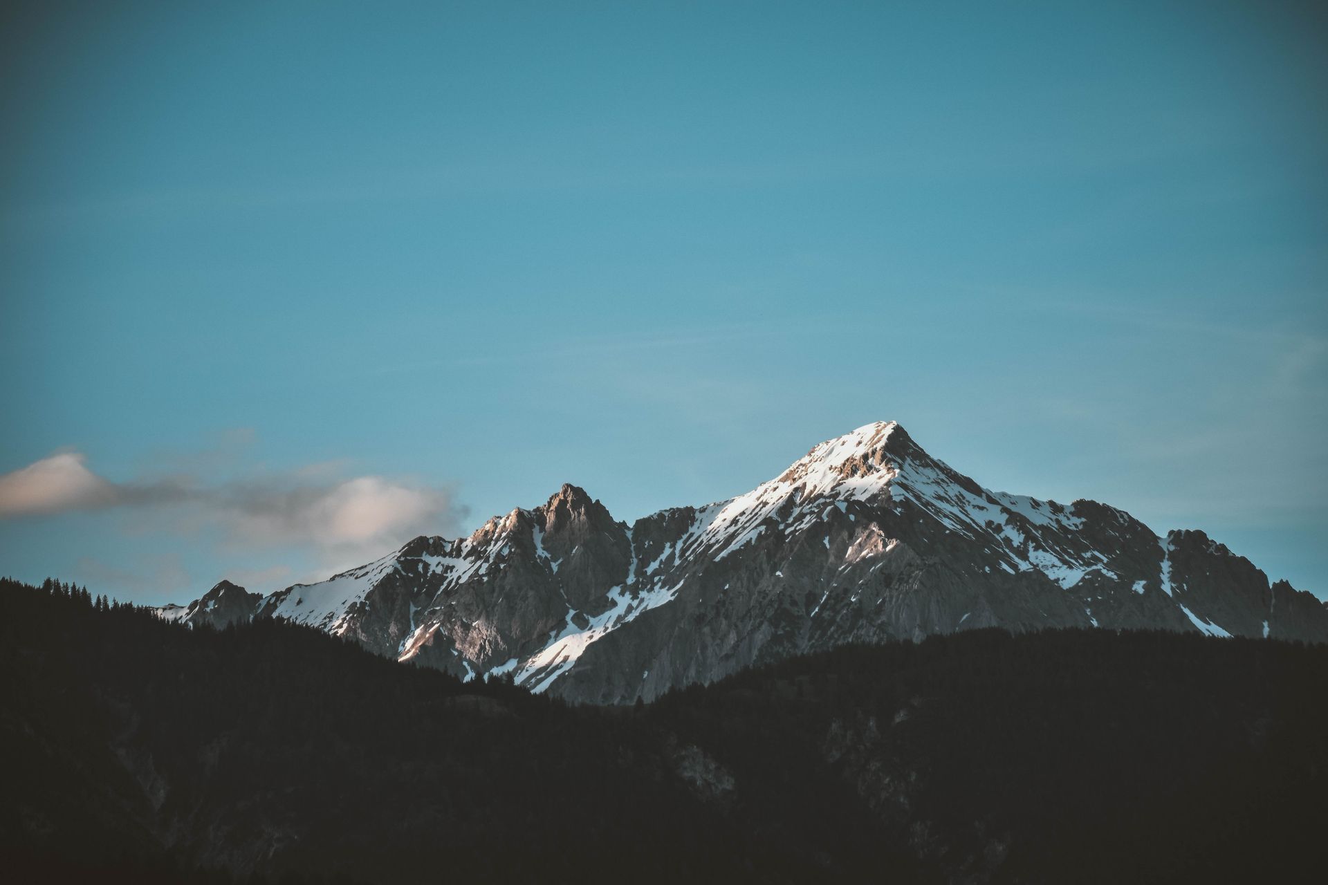 Hochgebirge in Tirol über der Baumgrenze
